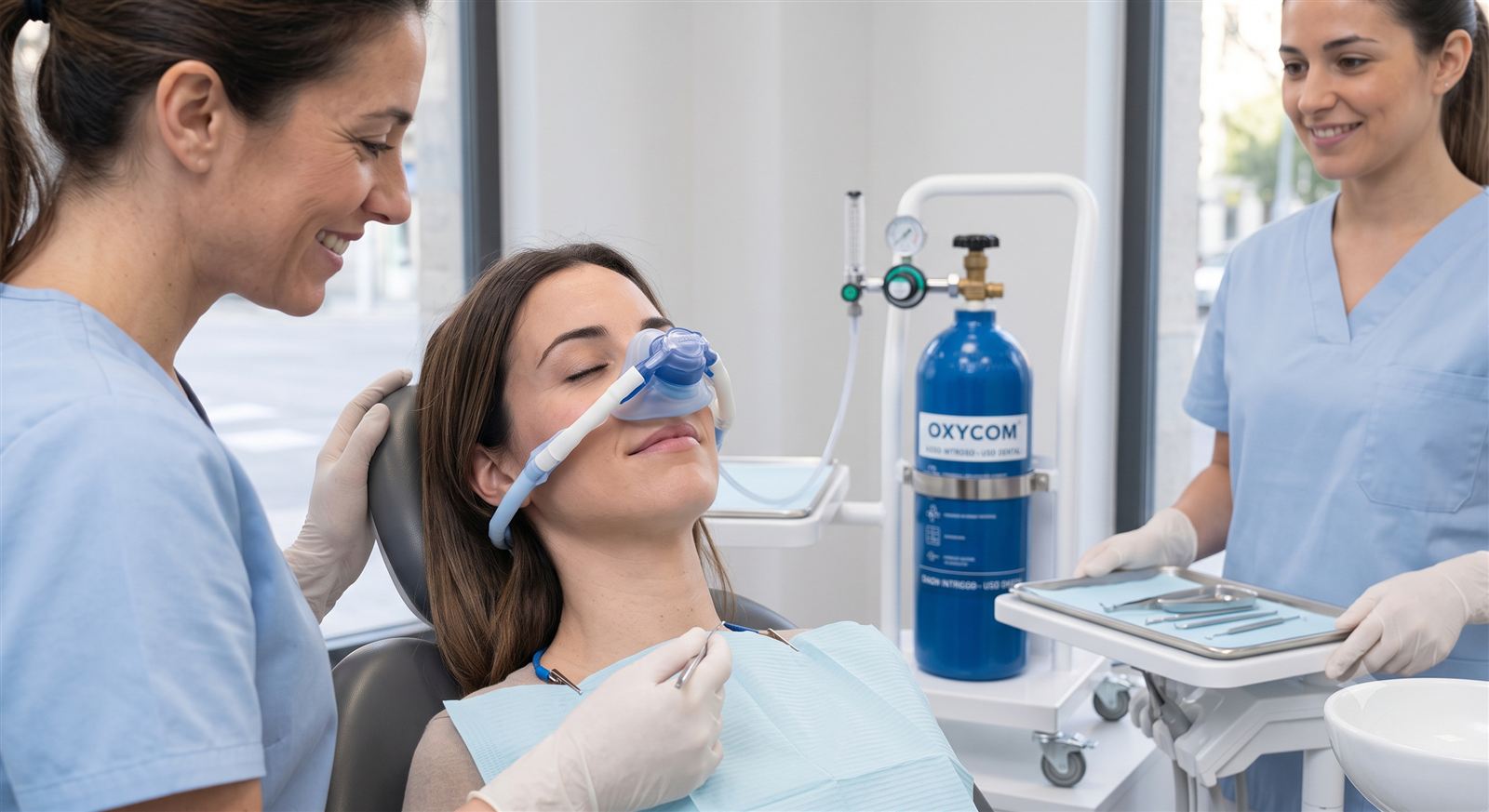 Sedación consciente en procedimiento dental